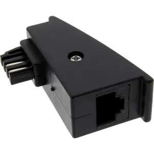 Adapter InLine TAE‑F male to RJ45 female 8P2C for Fritzbox, black