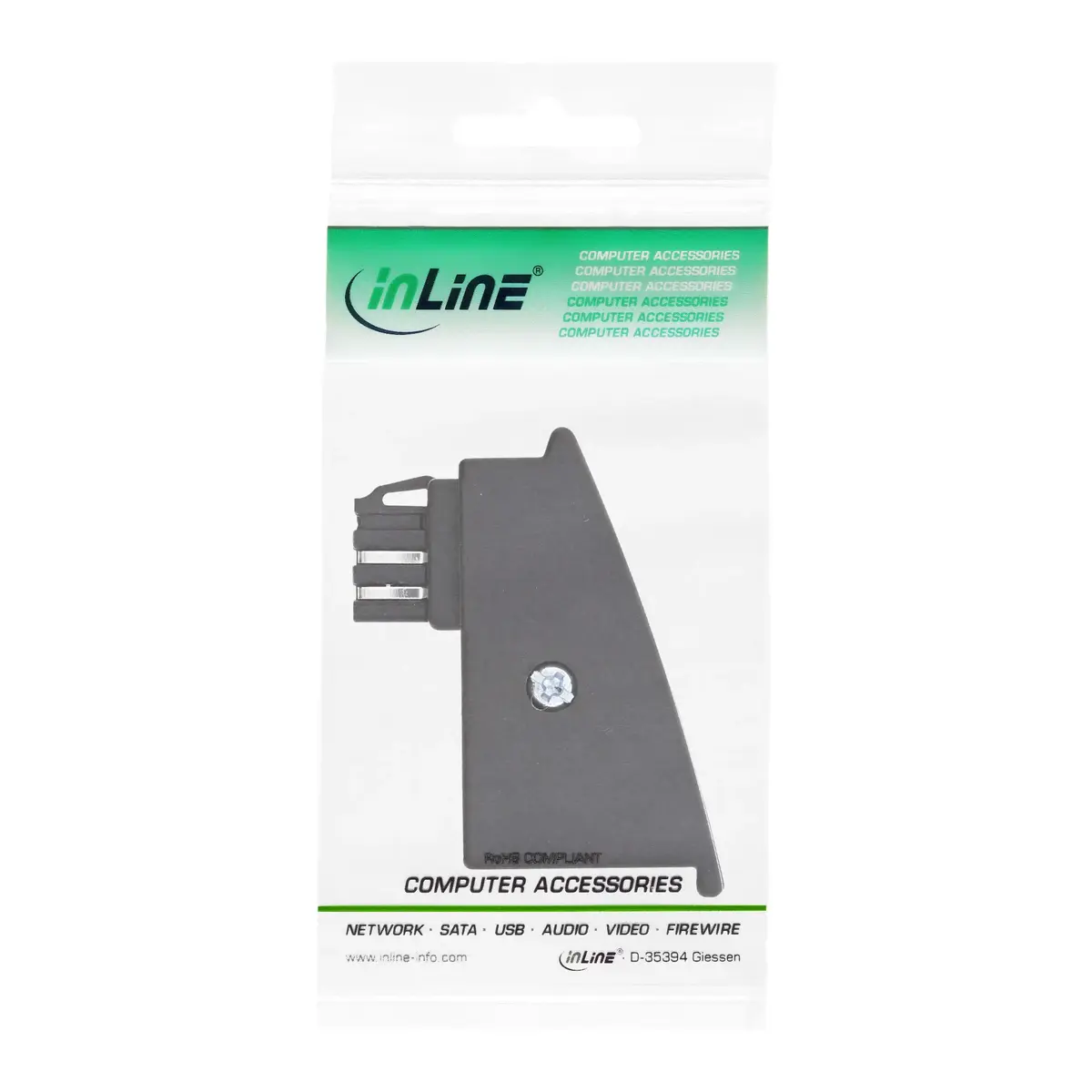 InLine TAE‑F to RJ45 adapter 8P2C for Fritzbox Photo 2