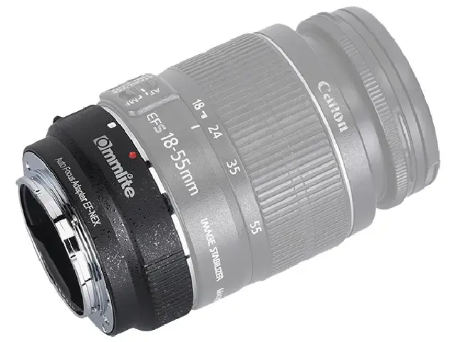 Commlite CM-EF-NEX адаптер Canon EF → Sony E Photo 6
