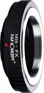 Pārejas adapteris K&F Kf06.104 Fujifilm X uz M39 (M-39) ar manuālu diafragmas pārvaldību