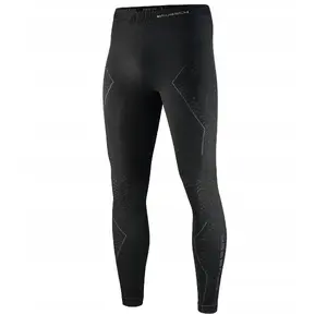 Men's base layer trousers Brubeck LE1352M Extreme Merino, black, size L