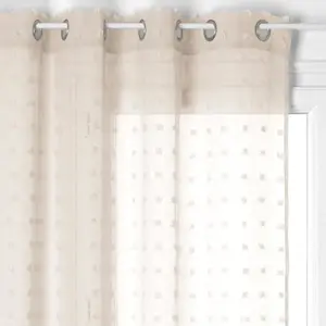 Shower curtain ATMOSPHERA 156044D — polyester, beige, length 1400 mm