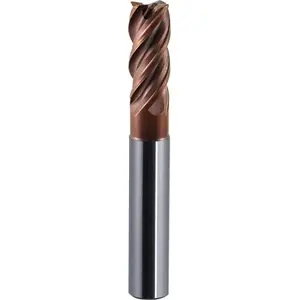 FANAR solid carbide end mill M9-44GMA0-0080 8.0 mm diameter, 19/63 mm length, Z4, HA8 coating