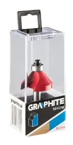 Фреза для фрезера GRAPHITE 56H218 — один режущий инструмент для деревообработки, 62 г, упаковка 1 шт.
