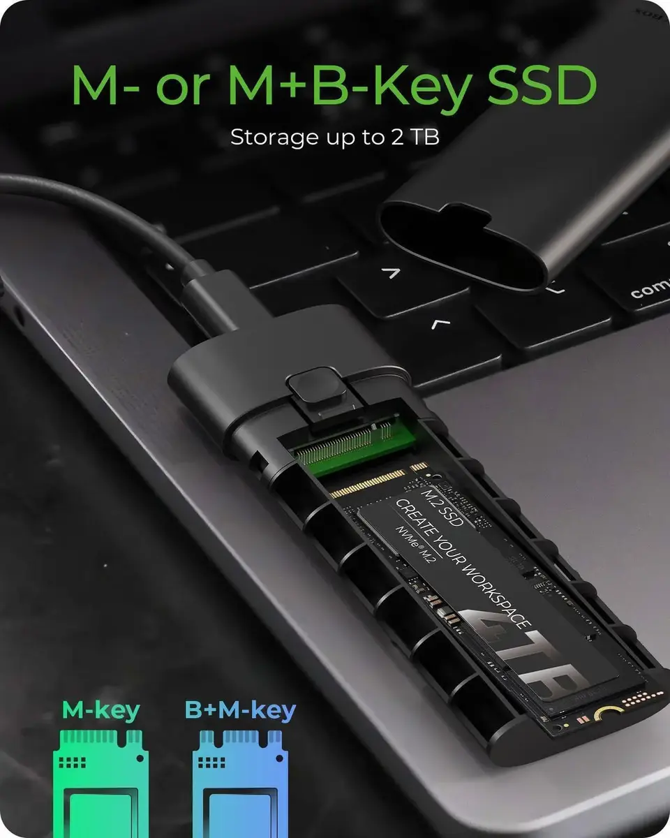 Корпус M.2 NVMe SSD ICY BOX IB-1806MT-CU31 Photo 6