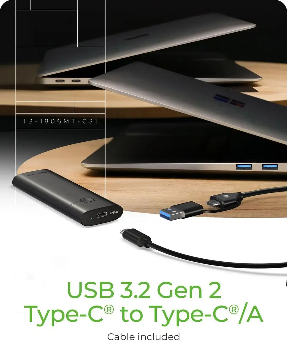 Корпус M.2 NVMe SSD ICY BOX IB-1806MT-CU31 Photo 7