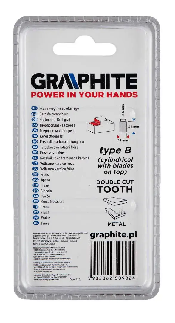 Роторная фреза GRAPHITE 55H358 Photo 6