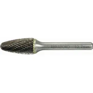 Фреза по металлу Abraboro Typ F 10 x 64/19 — скруглённый конус TCT