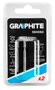 Power drill accessory GRAPHITE 55H062 — steel pins 39 mm × 3.2 mm, 2 pcs