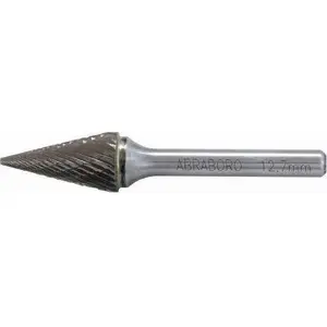 Metal milling cutter Abraboro Typ M 8.0 x 64/18 — sharp cone TCT