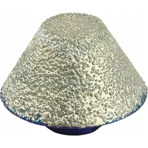 Diamond Conical Router Bit Silver M14 20–48 mm for stone and concrete