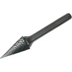 Carbide Rotary Burr Glob M 12x60mm, shank 6mm, conical with pointed end, shape M (GLOB-M1225)