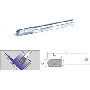 UN router bit 6 mm C0616/CB — straight shank milling cutter for woodworking