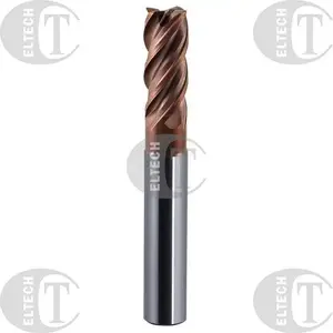 FANAR solid carbide end mill M9-44GMA0-0040 — diameter 4.0 mm, Z4, HA6, TiSi (TS) coating, MasterMill 440N series