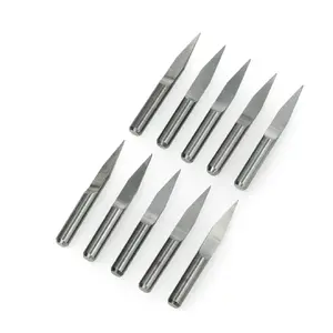 CNC Milling Cutter V-type 20° 0.2 mm tip diameter DNG-17926 by DNG