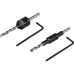 Drill Bit Set with Countersink Wolfcraft Nawiertak 4.5–16 mm for Metal and Wood
