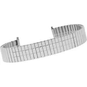 Pulksteņa izvēršams rokassprādze Kemer Sudraba 12–16 mm modelis 107S-12/16