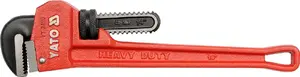 Pipe wrench YATO YT-2490, adjustable jaw up to 5 cm, length 350 mm, weight 1.5 kg, red