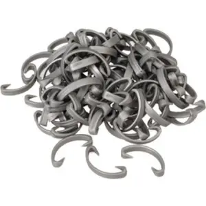 Clip fasteners UNIPAK 4800100 — pack of 100 clips for insulation and protective coverings