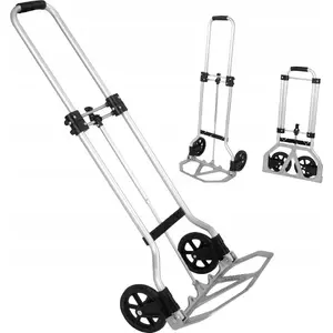 Transport Trolley GoTel O5C — aluminum warehouse hand truck, foldable platform