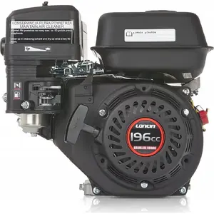 Petrol engine GEKO G80254 — Loncin 196cc, 6.5 HP, 20 mm output, EURO 5