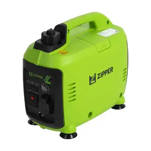 Engine-generator ZI-STE1000INV petrol 800 W 230 V, 1.55 L tank, Black/Green