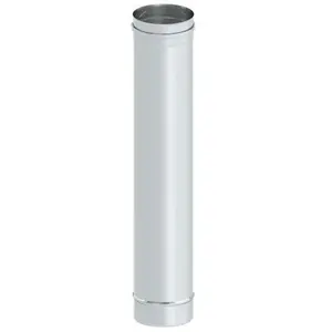 Flue Pipe Jeremias TN0602100, length 1000 mm, diameter DN100 mm, with gasket