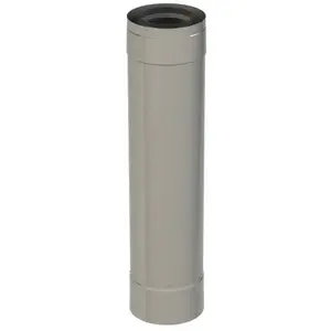Flue pipe Almeva LAB rura DN 60/100, 1 m length