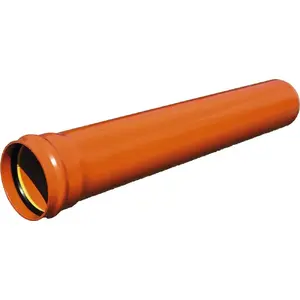 ПВХ напорная канализационная труба WAVIN 200 x 3000 мм с муфтой, класс S SN8, EN 13476