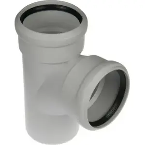GEBERIT Skolan dB double branch DN 110/110/110 87° sanitary pipe fitting