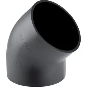 Notekas/kanalizācijas/ventilācijas savienojums GEBERIT 360.045.16.1 45° leņķis