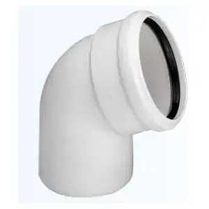 MAGNAPLAST iekšējās kanalizācijas kniepe 87° dBB 50 mm (modelis 15550)