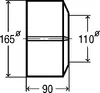 VIEGA Viega 3821 cylindrical tank 165×100×900 mm Photo 3