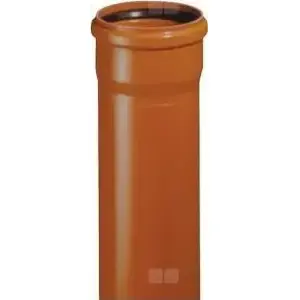 Ārējās kanalizācijas caurule MAGNAPLAST 110 mm x 6000 mm PVC-U putas SN8