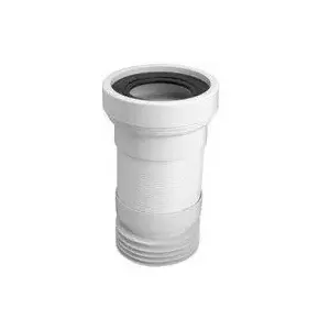 Гофрированная универсальная труба для унитаза McAlpine WC-F33R-PL L 330–880 мм, вход 97–107 мм, выход 110 мм
