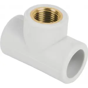 Pipe fitting Alkotest TW2512 three-way socket (female) PP, 25 mm x 1/2"