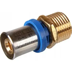 Прямая муфта Alkotest MZPZ2012 20x1/2 GZ для PEX Sigma-LI