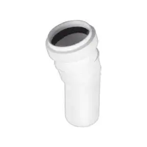 Plastic 30° internal sewer elbow MAGNAPLAST HTB 32 mm white