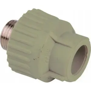 Connector fitting Alkotest ZZ2012 GZ Ø20 x 1/2" for pipe connection (PP, male thread)