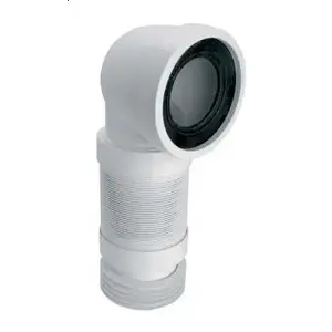 Соединитель для унитаза McAlpine WC-CON8F изгиб, регулируемая длина 270–540 мм