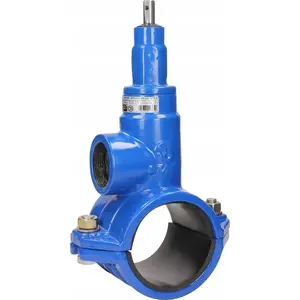 Самонарезная врезная засувка для труб PE и PVC Jafar DN110 x 5/4
