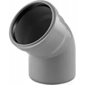 MAGNAPLAST internal sewer elbow PP 110/22 HTB gray