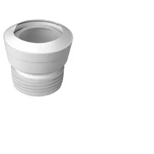 Toilet pan connector McAlpine MAC1-EXS 110×90 mm straight