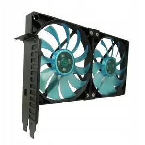 PCI Slot Fan Holder Gelid SL-PCI-02 — rear slot bracket fan mount for single 80mm fan
