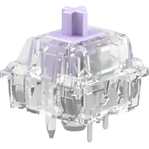 Mechanical keyboard switches GLORIOUS Mako Ultralight 5-pin MX-stem 40g tactile lubed, pack of 110