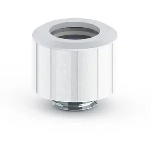 Cooling tubing connector BitsPower Artemis Advanced Multi-Link 16mm outer diameter, Arctic White