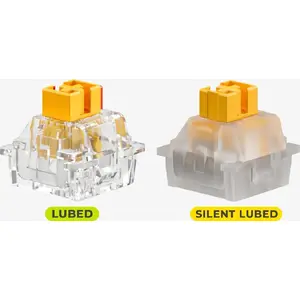 Mechanical keyboard switches GLORIOUS Panda HE Silent, Hall effect compatible, MX-stem, 45g pre-lubed, 36 pcs