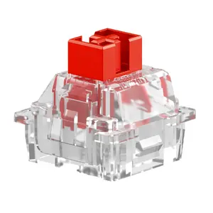Keyboard switches GLORIOUS Fox HE — 36 pieces, polycarbonate, red translucent, compatible with GMMK 3 HE