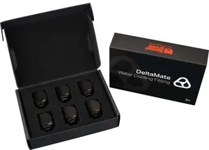 Thermal Grizzly DeltaMate Rotary 90° Thermal Pad — Black — 6-Pack