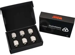 Thermal Grizzly DeltaMate Rotary 90° Matt Nickel thermal pad, 6-pack